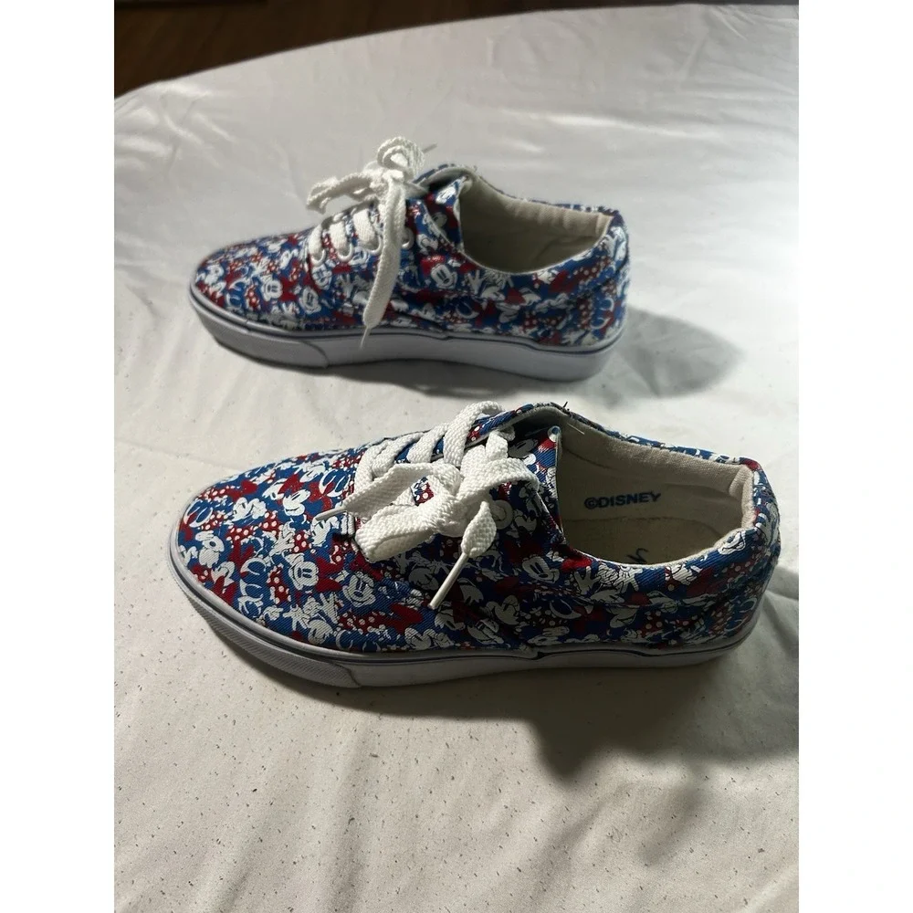 Disney Parks Style Minnie Mouse Sneakers Size 6 Mickey Shoes Excellent Condition
